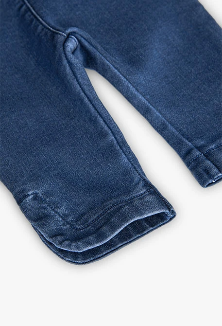 Conjunto de camiseta e calças de malha para bebé menina em cor-de-rosa