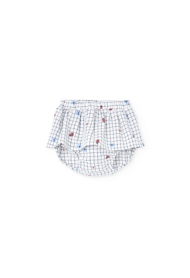 Ensemble assorti en tricot pour bébé fille rose avec motif de coccinelle