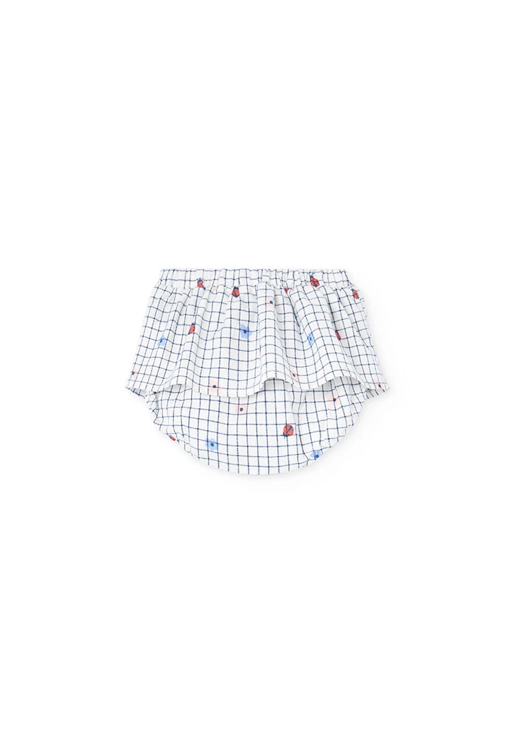 Ensemble assorti en tricot pour bébé fille rose avec motif de coccinelle