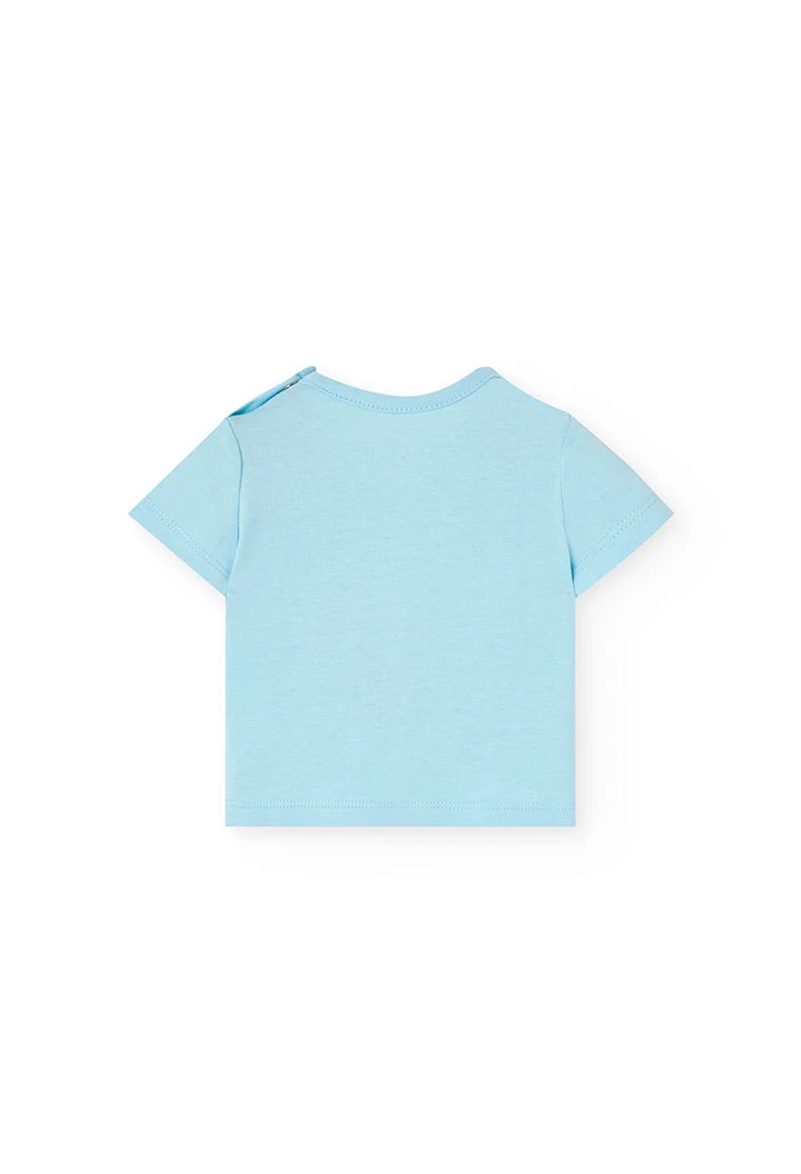 Set in maglia per bambino in colore blu