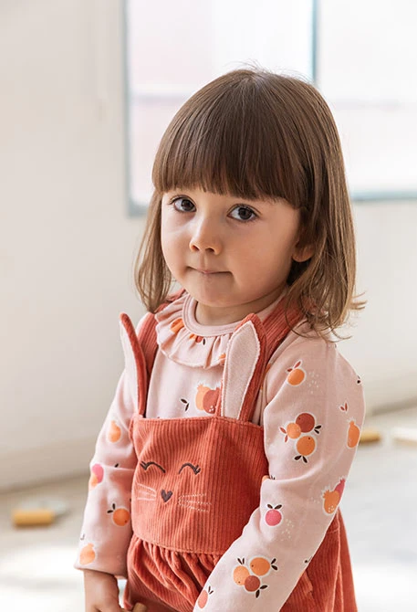 Ensemble de bébé lapins orange