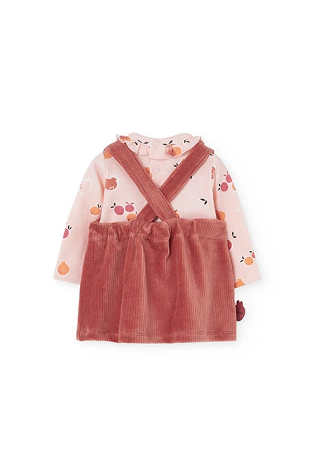 Conjunto de bebé conejos naranja