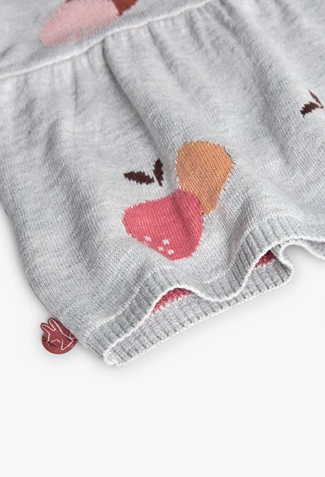 Vestit de fruites gris