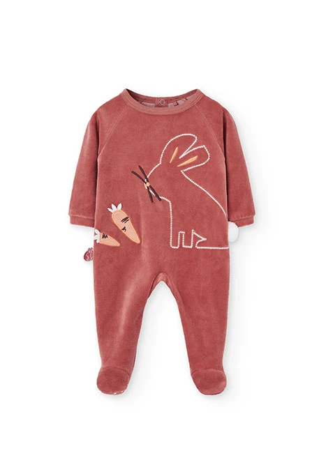Pyjama bébé en velours animal