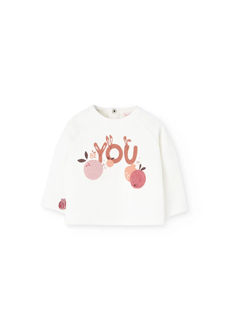 Ensemble bébé en tricot blanc