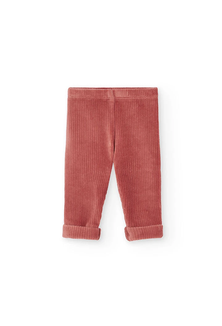 Ensemble bébé en tricot rose animaux