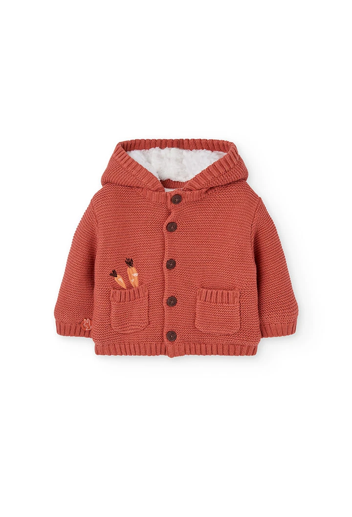 Orange baby jacket