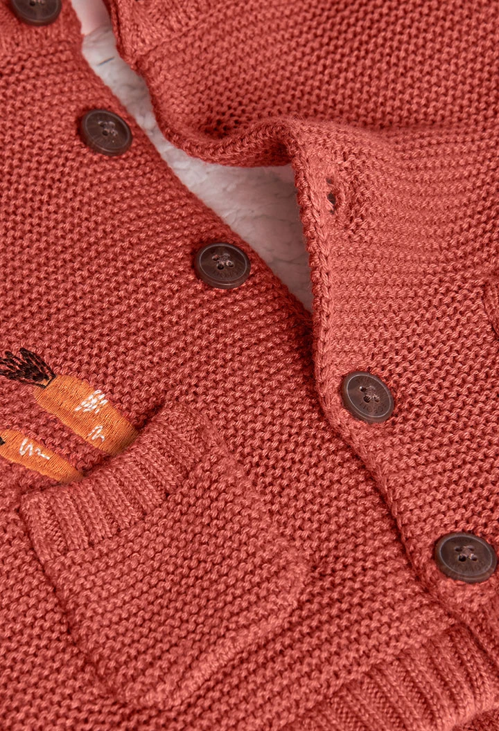 Orange baby jacket