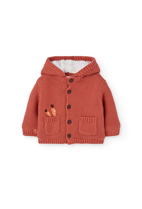 Veste bébé orange