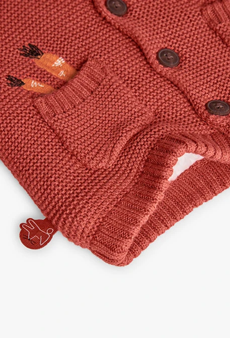 Veste bébé orange