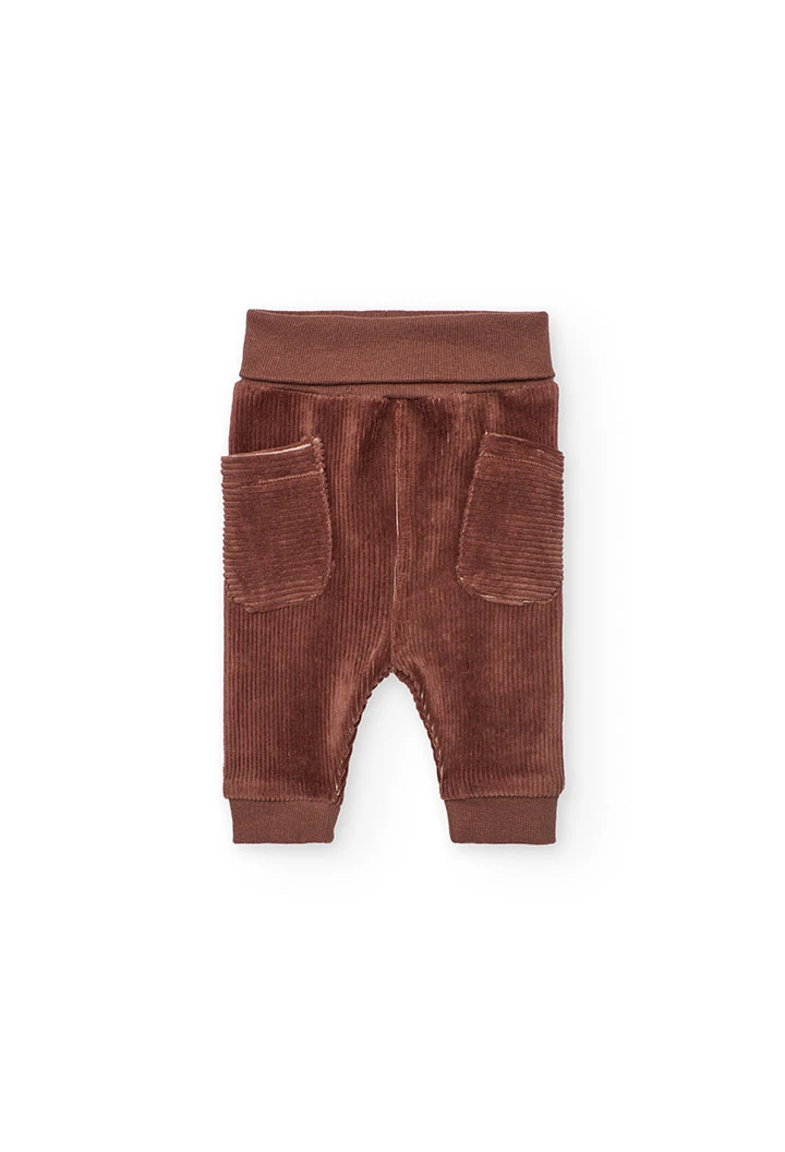 Ensemble bébé en tricot écru lapin