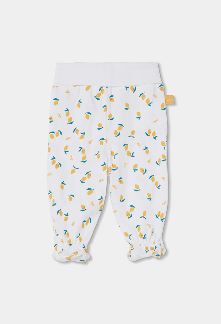 Babyset mit Zitronenmuster