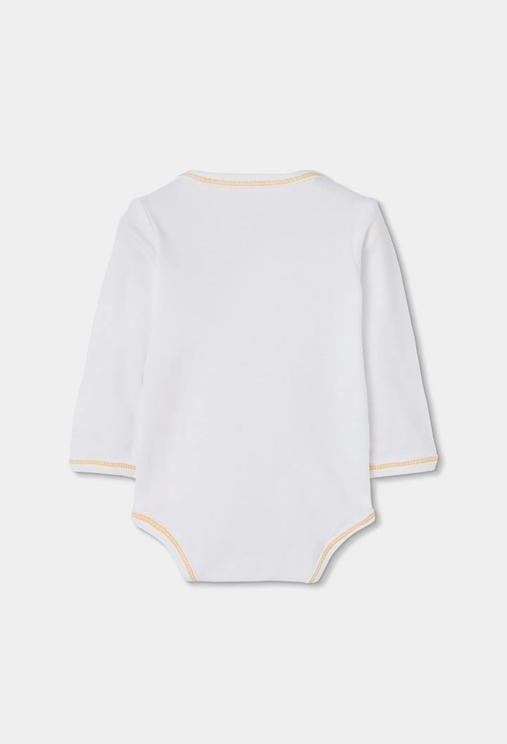 Conjunto para bebé com estampado de limões