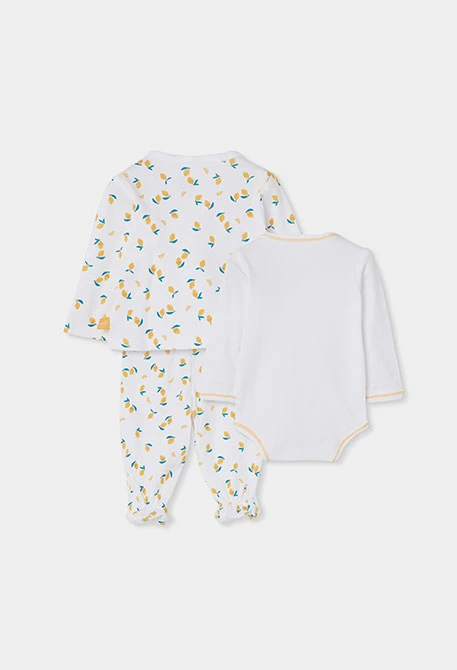 Conjunto bebé estampado de limones