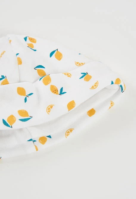 Babyset mit Zitronenmuster