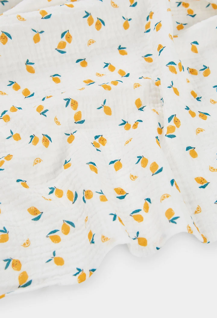 Manta y un doudou de bebe estampado
