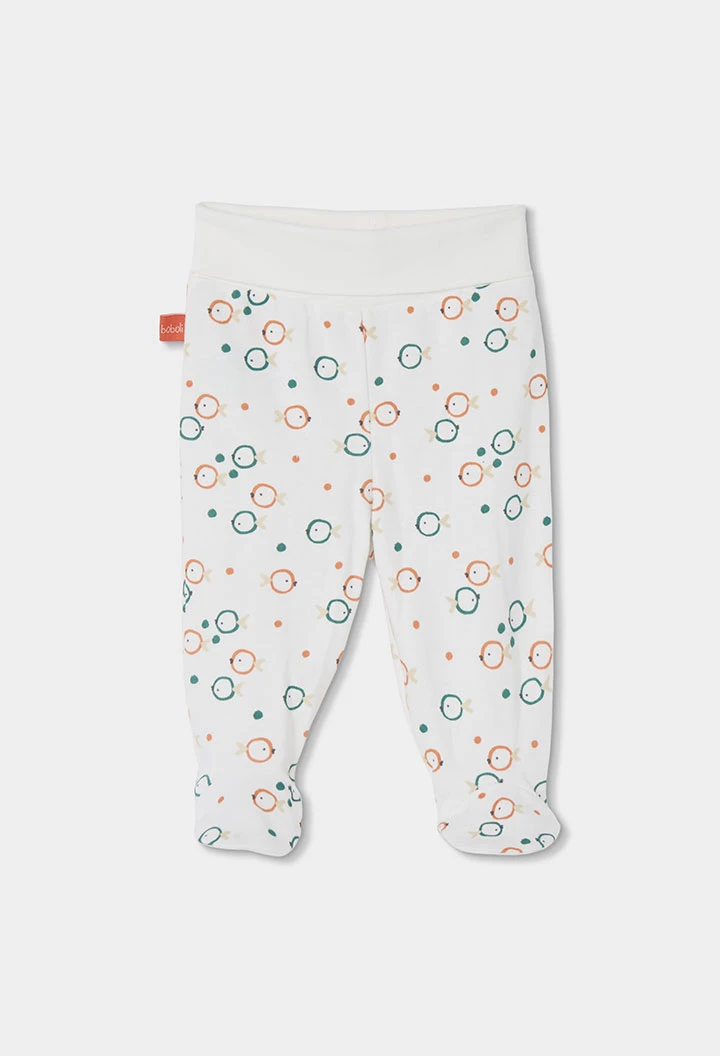 Conjunto bebé estampado de peces