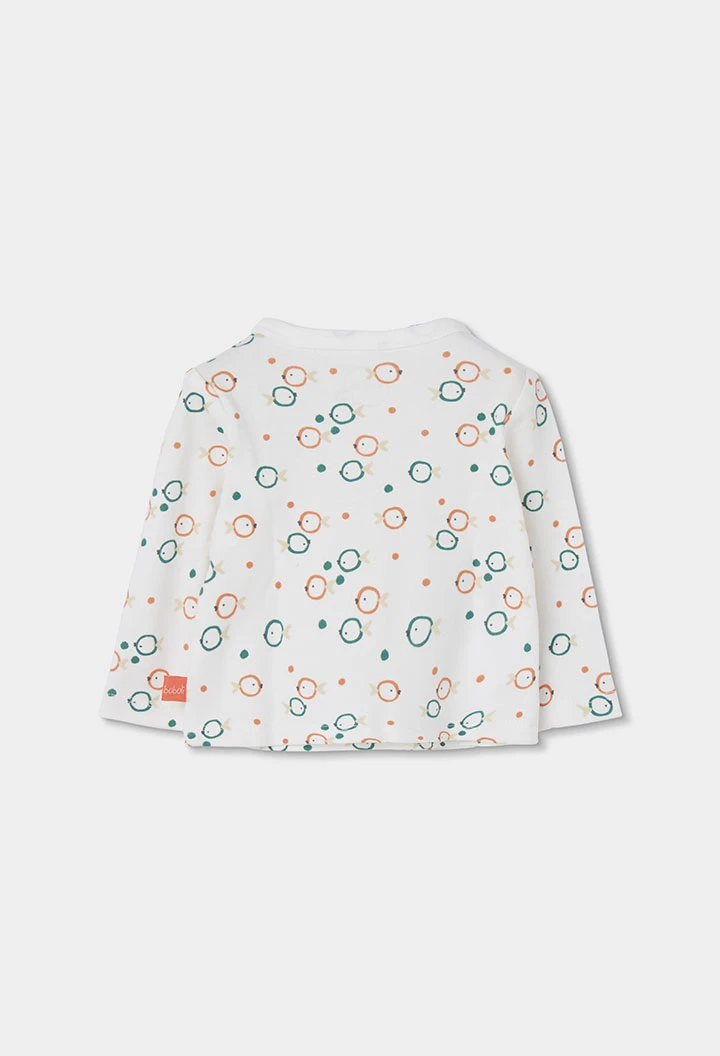Baby set with fish print
