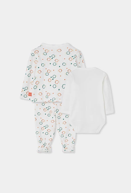 Babyset mit Fischmuster