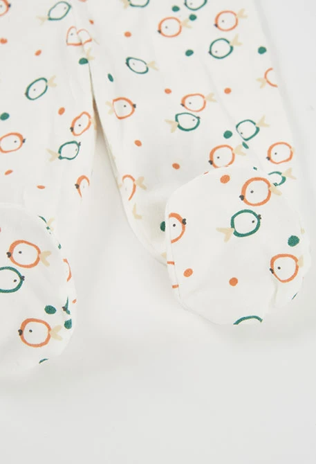 Babyset mit Fischmuster