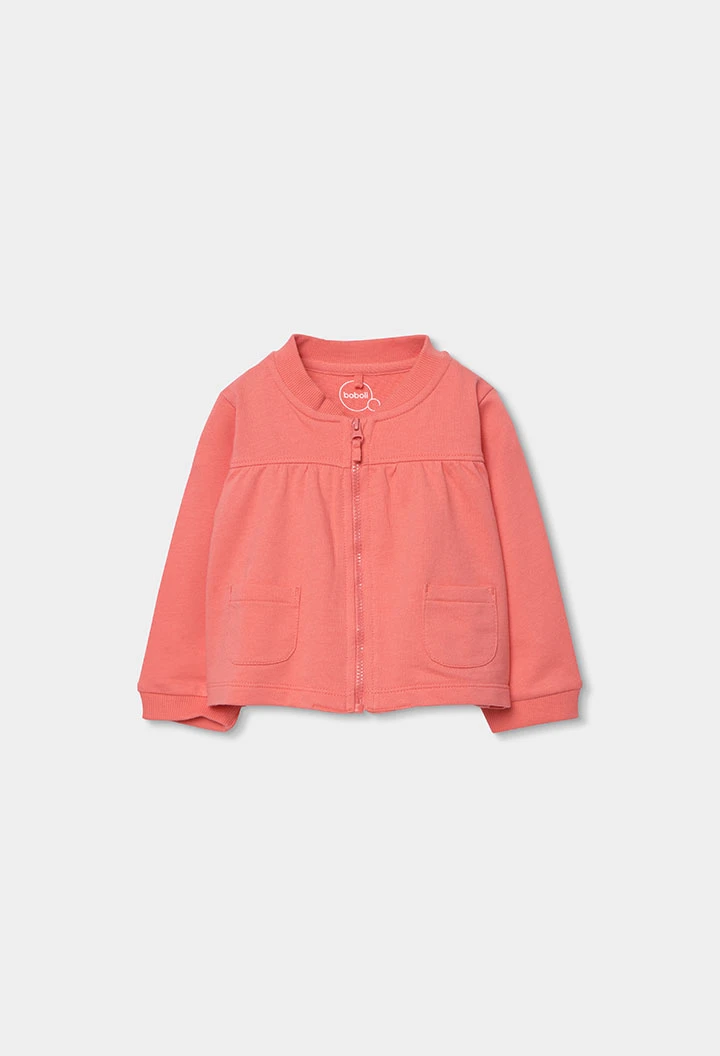 Pink baby jacket