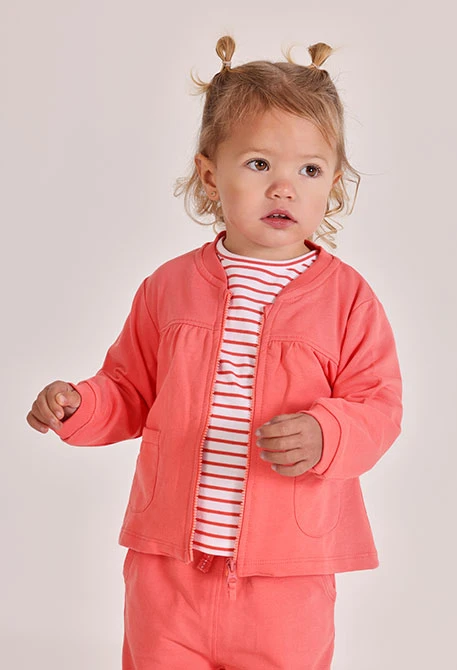 Pink baby jacket