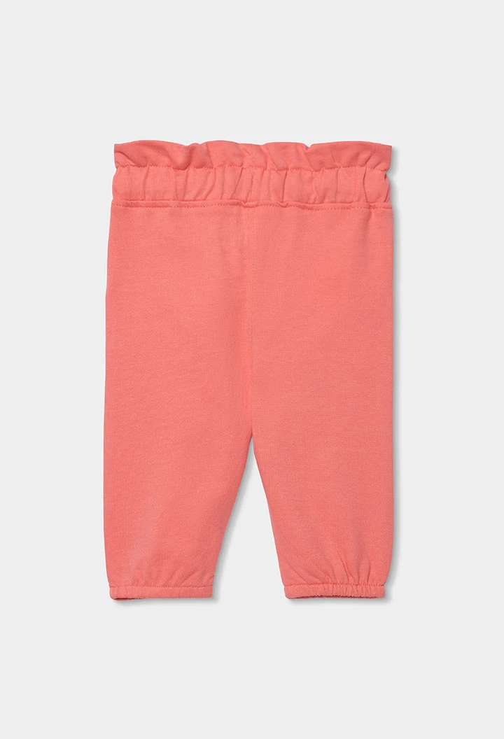 Pink baby trousers