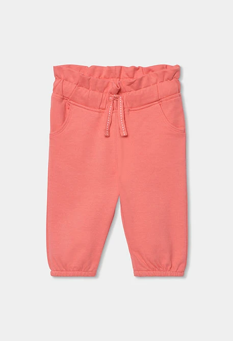 Pink baby trousers