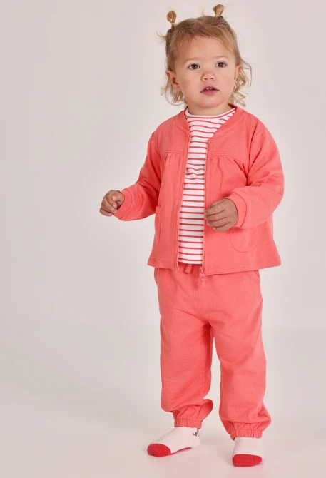 Pantalone bebè rosa