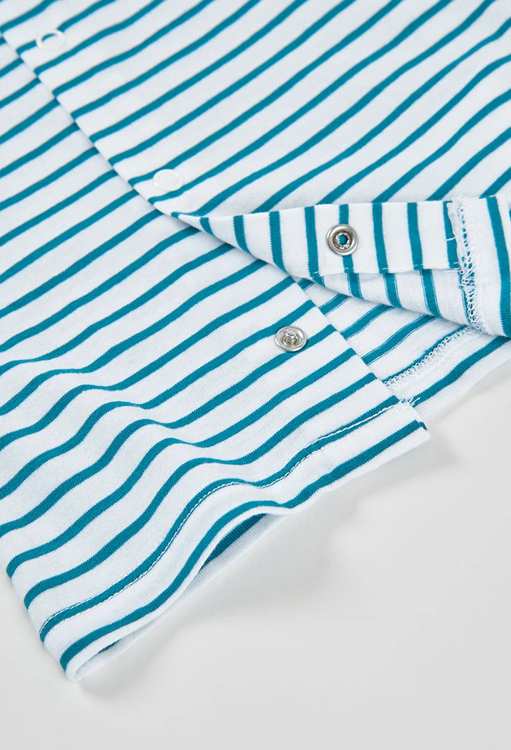 T-shirt bébé coton rayé