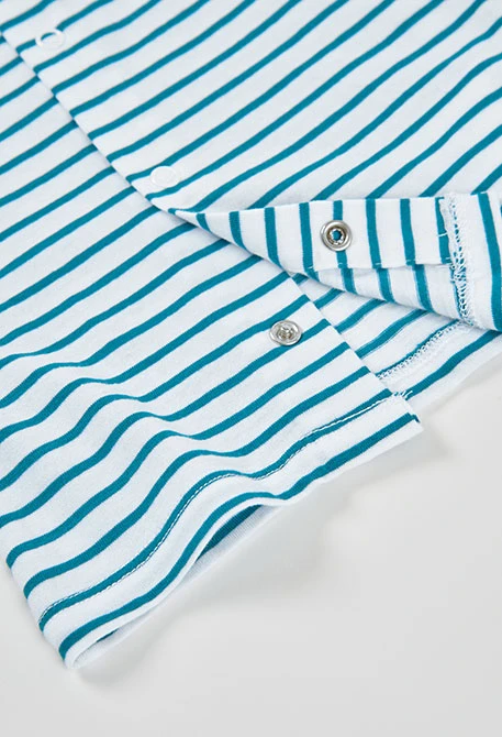 Camiseta bebé algodão listado