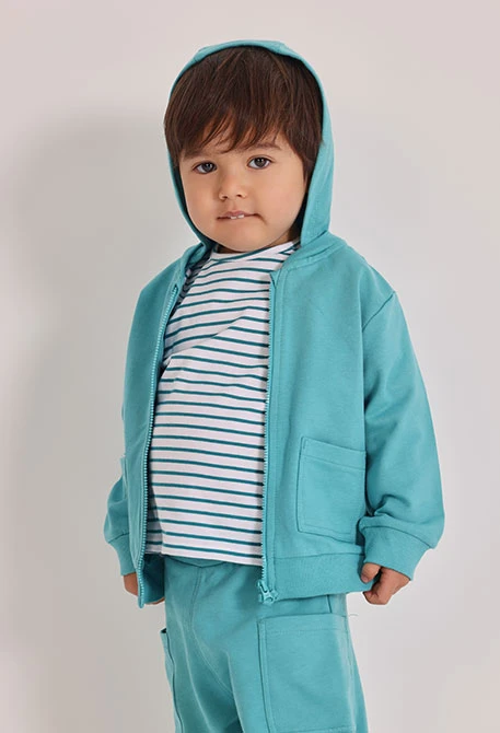 Baby green fleece jacket