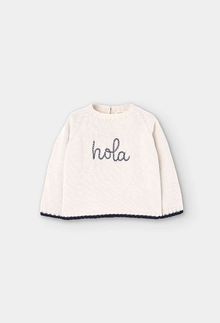 Baby-Pullover aus 100 % recyceltem Garn | Limited Edition