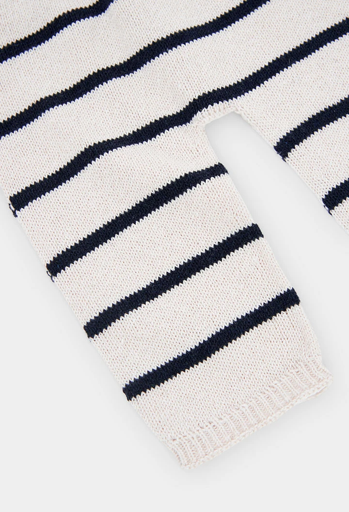 Pantalon bébé à rayures fil 100 % recyclé | Limited Edition