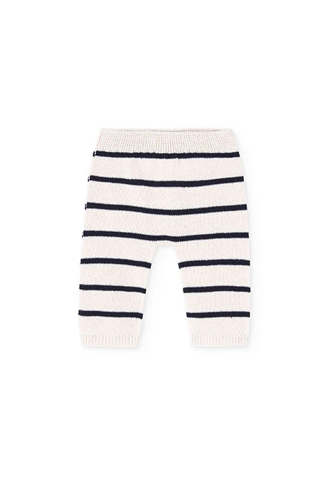 Striped baby trousers