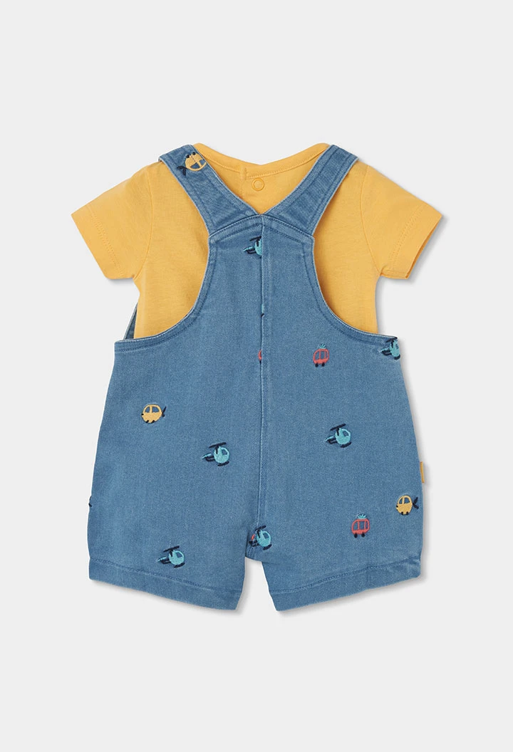 Babyset mit Body und Latzhose