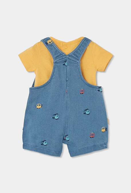 Conjunto para bebé body y peto