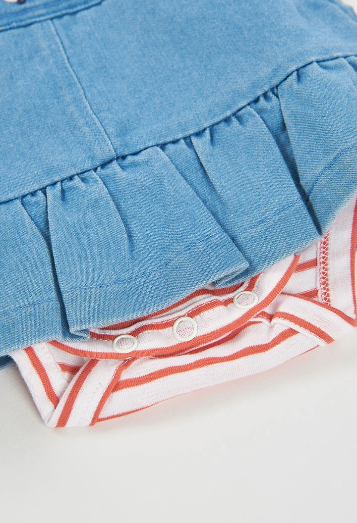 Kurzarm-Babyset mit Streifen