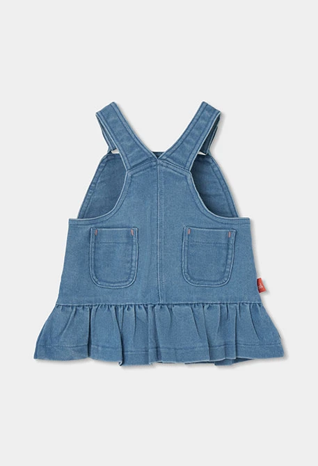 Conjunto de bebé de manga curta às riscas