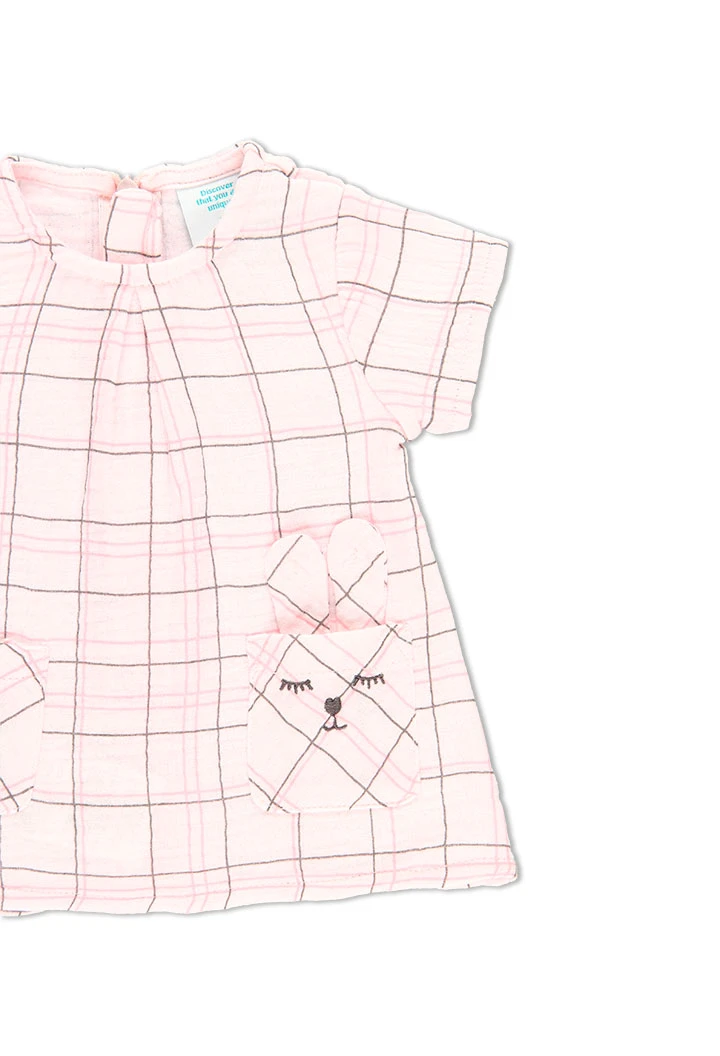 Robe a carreaux pour bébé fille