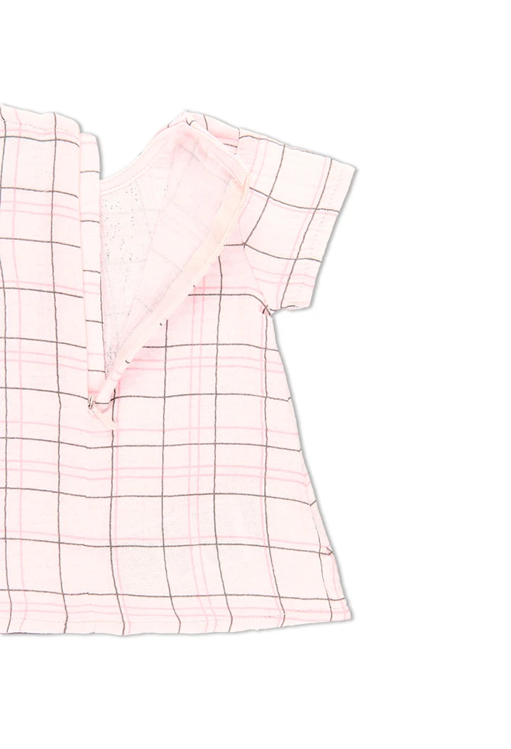 Robe a carreaux pour bébé fille