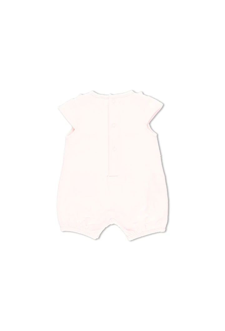 Grenouillère en tricot pour bébé fille