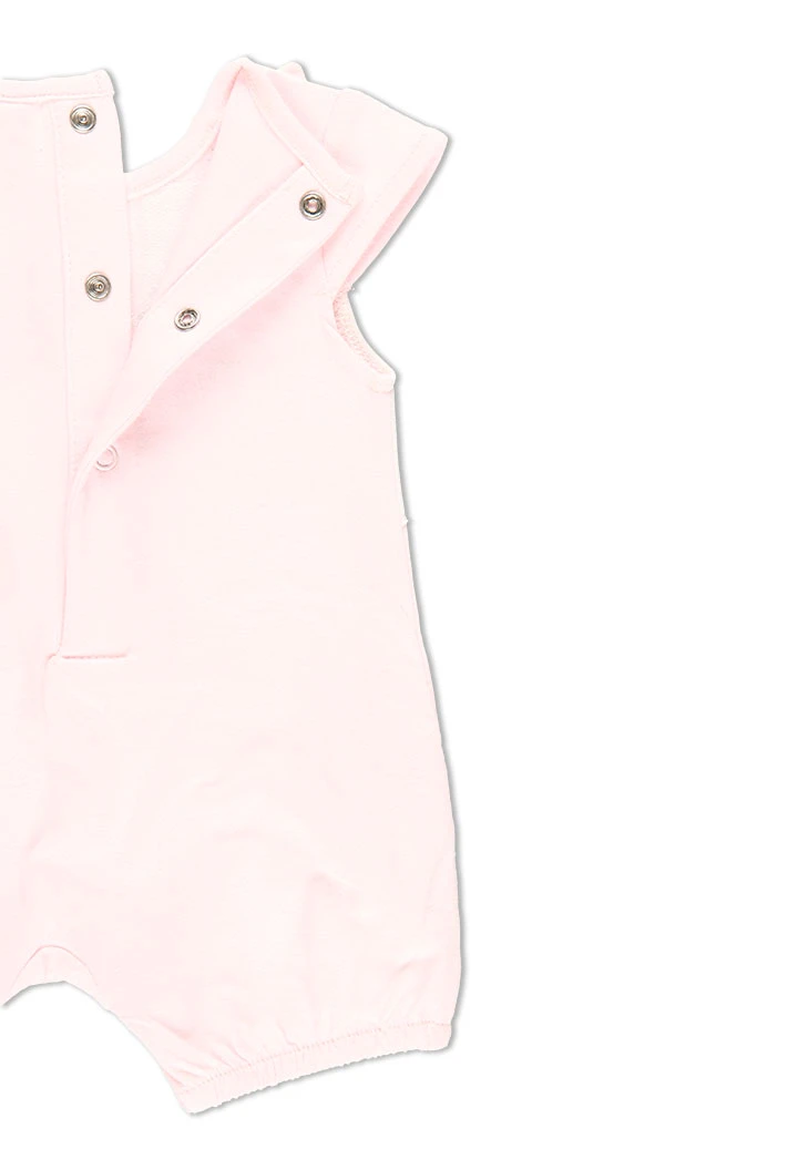 Grenouillère en tricot pour bébé fille
