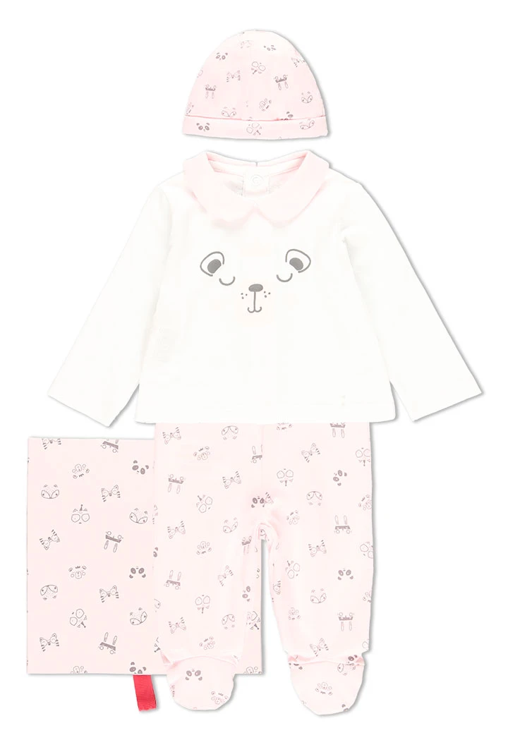 Pack de 4 articles avec coffret cadeau pour bébé