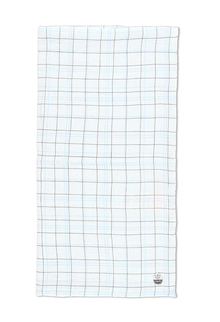 Couverture fantasie a carreaux pour bébé