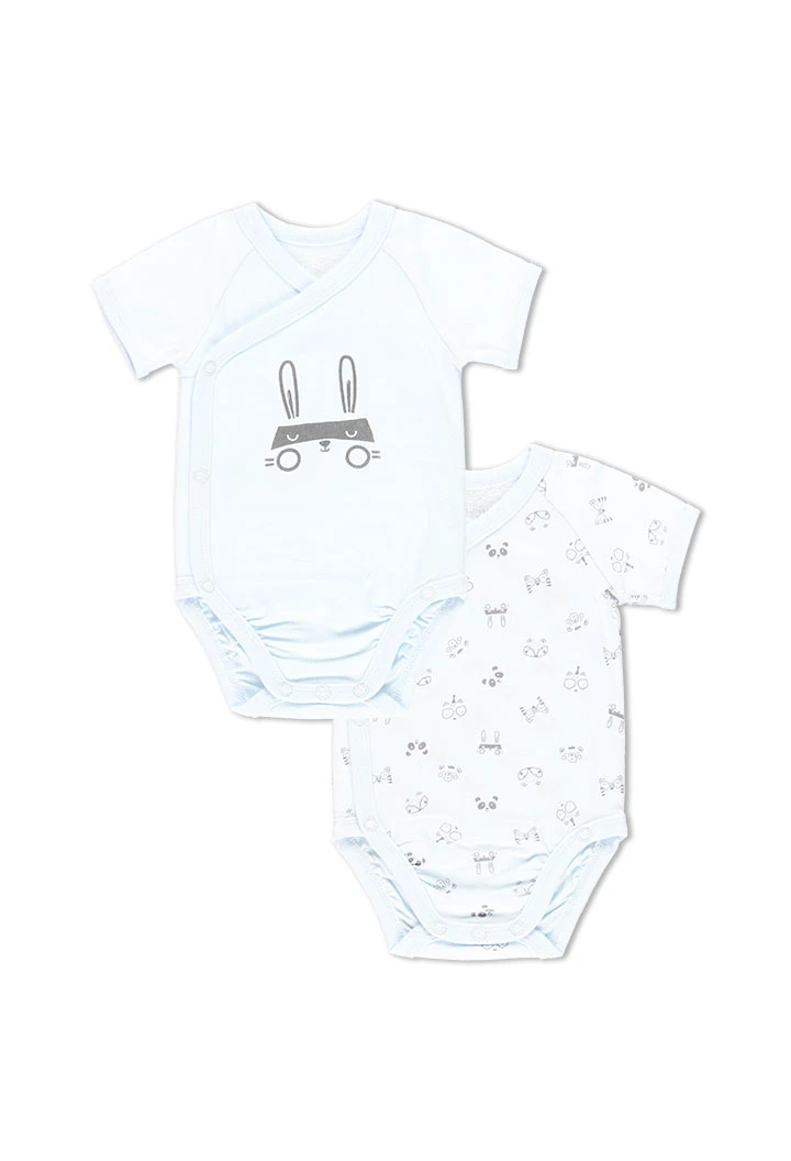 Pack de 2 bodys maille pour bébé