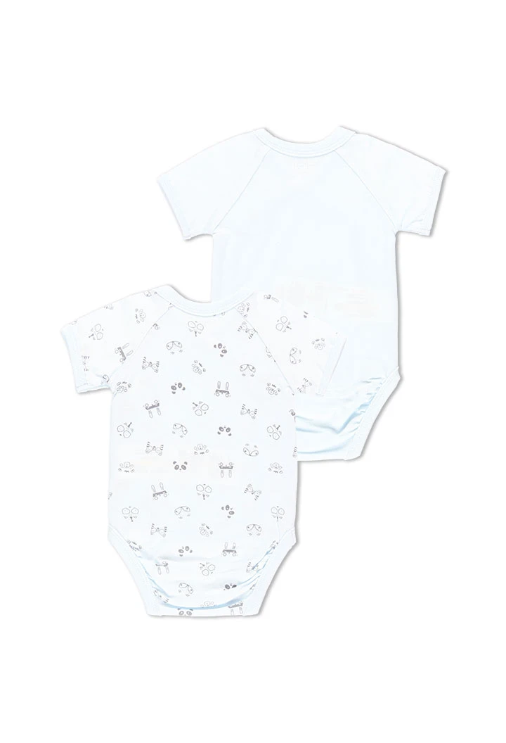 Pack de 2 bodys maille pour bébé