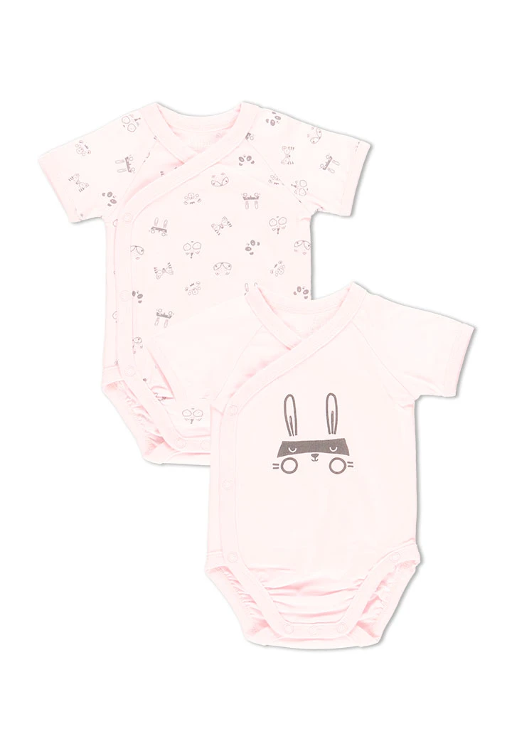 Pack de 2 bodys maille pour bébé