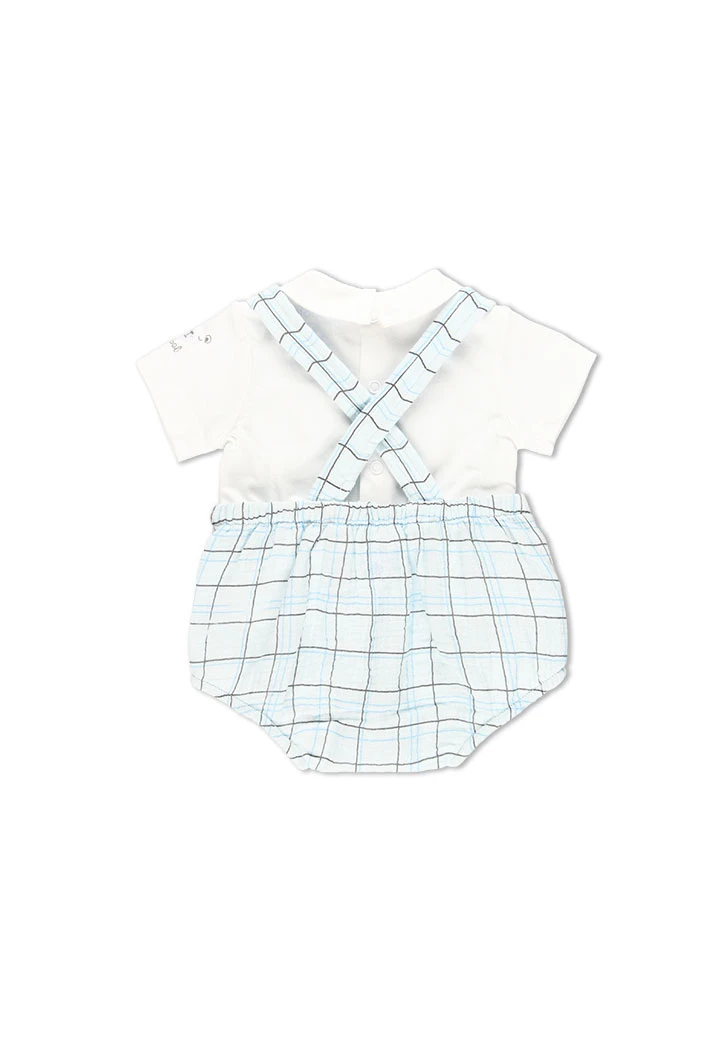Pack en tricot bi matiere pour bébé garçon