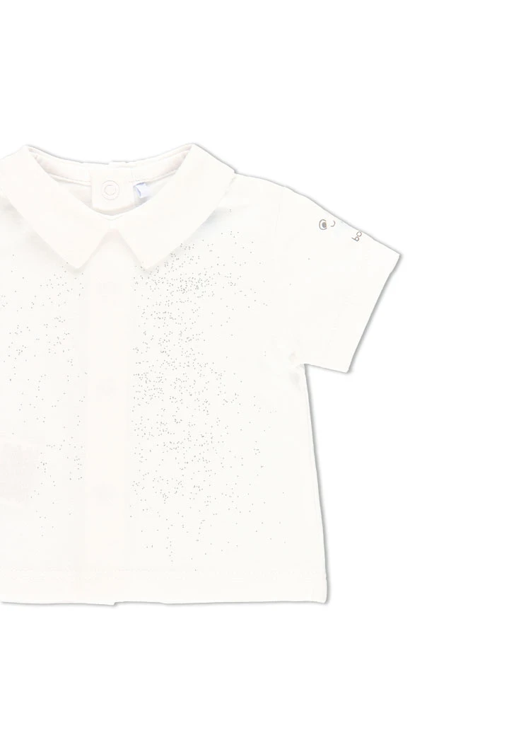 Pack en tricot bi matiere pour bébé garçon
